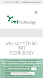 Mobile Screenshot of pmt-technology.com